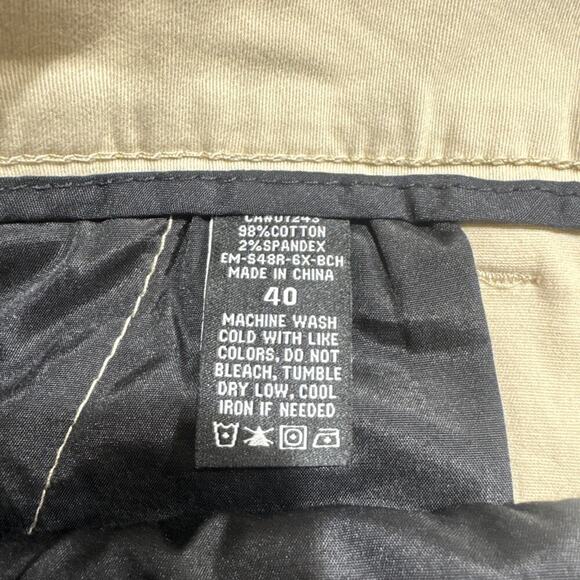 ECKO UNLIMITED MENS SHORTS SIZE 40 Cream Color, 5 Pockets - Picture 12 of 12